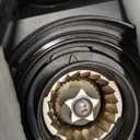 Wancle Conical Burr Coffee Grinder Touch Edition Electric Coffee Bean Grinder - 25 Grind Settings, Precision Timer, Anti-Static, Compact with Air Blower, 200W Motor