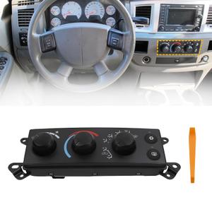 Dasbecan 55057079AB HVAC Climate Control Module Conditioning Control Switch Panel AC Heater Compatible with 2006-2008 Dodge Ram 1500 2500 3500 2008-2011 Dakota Replaces# P55056569AD P55056569AC