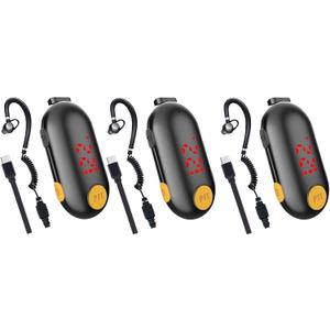 Super Mini Walkie Talkies Two Way Radio Portable FM Transceiver for Restaurants,Out Door Sport Supermarket Hospital Tourism,3 Pack