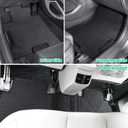 Floor Mat for Hyundai Tucson 2016 2017 2018 2019 2020 2021 Heavy Duty Rubber Front+Rear Car Liner Carpet All Weather Custom Fit Waterproof Odorless (Black 4PCS)