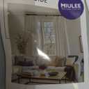 Miulee, Curtains Care Guide,Lille Linen Custom Curtains,Blackout Curtains/Room Darkening Curtains,Sliding Glass Door Curtains,Size Customizable,102×84 long Inc, 4 Pack