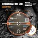 5 x Merryland Cut Off Wheel 9 inch for Angle Grinder, Metal Cutting Wheel 9 X 1/8 X 7/8 25 Pack, Iron Steel Cutting Disc, Expert-Line E11113042