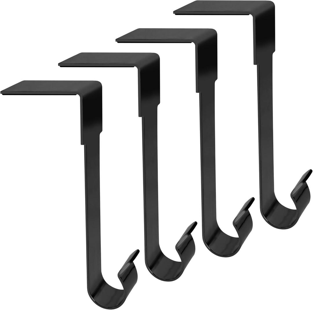 Christmas Stocking Holder Hanger,4 or 6 Pack Stocking Holders for Fireplace and Mantle for Xmas Holiday Party Decorations