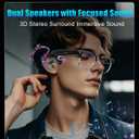 AI Smart Glasses with 8MP Camera, 1080P Anti-Shake Video, ChatGPT AI Assistant, Real-Time Translation, Open-Ear Audio, IP67 Waterproof, Photochromic & Anti-Blue Light Lenses for Men & Women