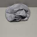 Obstal Fitted Round Table Cloth, Reversible Waterproof Stain Resistant Elastic Stretch Tablecloth, Wipe Clean Table Cover for Outdoor/Indoor Use, Fits Round Tables up to 48" - 56" Diameter, Grey