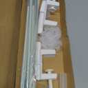 Voircoloria 13ft Table Balloon Arch Kit, Balloon Arch Stand Frame for Different Size Tables Graduation Wedding Birthday Baby Shower Party Decorations(White) (4.5 to 6.5 feet)