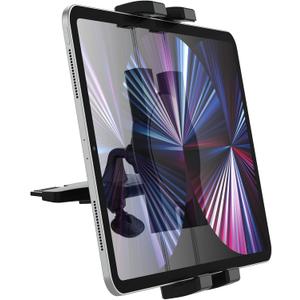 CD Slot Tablet Mount for Car, Car CD Player iPad Holder with Full Rotation [Stable & Durable] for 4-12.9" Devices, iPad Pro Air Mini, Galaxy Tabs, Lenovo, iPhone, Tablet & Phones