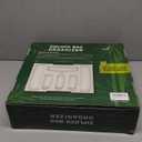 Sandwich Bag Organizer For Drawer - 6 in 1 Bamboo Foil and Baggie Storage Organizer - No Assembly Required - Includes 60 Eco Bags & Baggie Holder - Suitable for Wall & Drawer Storage