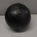 Core Weighted Medicine Ball 12 lbs, Soft Touch Vegan Leather with Sturdy Grip for Strength Training, Recovery, Balance Exercises and Other Full-Body Workouts (Black)