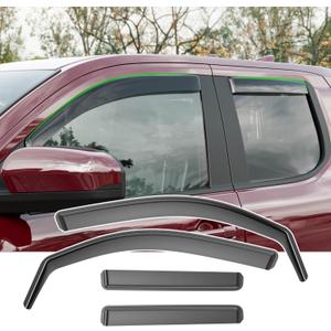 Side Window Visor Deflector Compatible with 2024-2025 Toyota Tacoma Visor Trim Cover Replacement for 2024 2025 Toyota Tacoma Accessories(Compatible with 2024-2025 Tacoma)