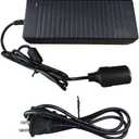 120W AC to DC Converter, 100-240V to DC 12V 10A Cigarette Lighter Socket, Wall Plug Socket Power Supply Adapter, Universal for Car Fan, Inflator Pump, Refrigerator, Vacuum Cleaner (2-pin)