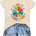 Play is Learning Teacher Shirt Women Preschool Daycare Teacher T Shirts Kindergarten Funny Teaching Tee Tops (XXL)