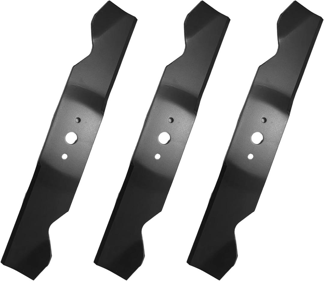 742-3013 Mulching Mower Blades Kit Compatible with 54" Deck Cub Ca-det GT2554 GT1554 Lawn Mowers，Replace 759-3857, 3 Pack