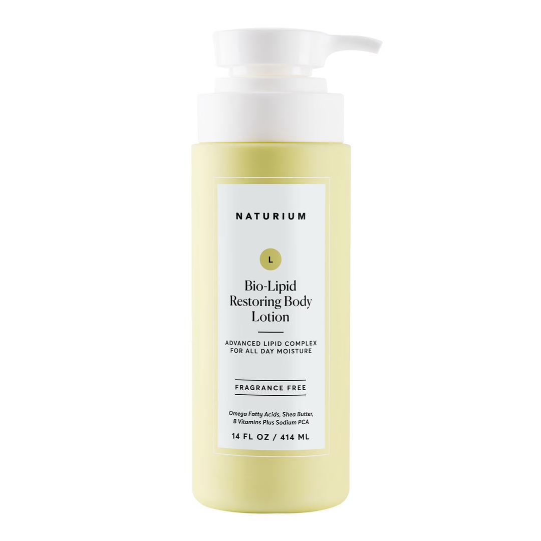 Naturium BioLipid Restoring Moisturizing Body Lotion with Shea Butter, Fragrance Free, 14 oz