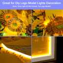 Upgraded Led Light Kit Compatible with Lego Sunflowers Building Set, RC Version Compatible with Lego 31215 (Model Not Included)