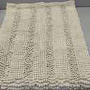 H.VERSAILTEX Bath Rugs for Bathroom Non Slip Bath Mats Extra Thick Chenille Striped Rug 20" x 32" Absorbent Non Skid Fluffy Soft Shaggy Washable Dry Fast Plush Mat for Indoor, Bath Room, Tub - Ivory