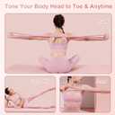 Figure 8 Resistance Band,Exercise Bands for Women,15LB/25LB/35LB Sports Belt with Anti Slip Handle,Elastic Equipment for Body Stretching,Suitable for Yoga,Pilates,Full-Body Training