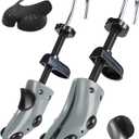 Shoe Stretcher Shoe Trees,Adjustable Length & Width for Men and Women,4-Way Adjustable Shoe Expander Widener (Grey)