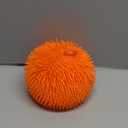 Orange Puffer Balls 7 Inch Stress Stretchy Sensory Ball Spiky Stress Relief and Sensory Stimulation for Fun Fidget Anxiety Game Classroom Prizes Party Favors (Orange)