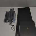 JayRex Countertop Corner Shelf, 3 Tier Shelf Moveable Organizer for Bathroom Counter, Make Up, Dresser Table, Desktop Shelf (Black)