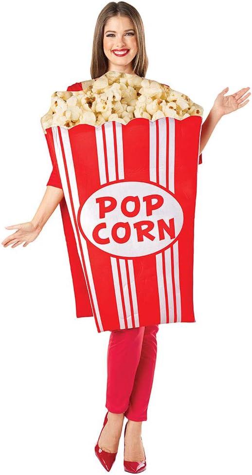 Seasons Popcorn Costume for Halloween Party Adults, One Size