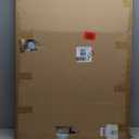 Sea Bird Wall Art Framed: Coastal Heron Wooden Picture Blue Ocean Seascape Painting Large Beach Seashore Prints Artwork for Bathroom Bedroom Living Room (45"L x 30"W)