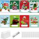 Christmas Money Holder Cards 8 Pack, Christmas Money Holder Ornaments for Gifting Cash, Holiday Gifting Money Cards for Kids, Funny Xmas Cash Gift Ideas, Merry Grinchmas Tree Hanging Ornaments Decor