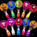 2 x 36 PCS Halloween Party Favors for Kids,Halloween LED Light Up Finger Lights Glow in the Dark Party Favors for Kids, Classroom Prizes Trick or Treats Gifts