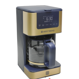 Westbend Timeless 12C Coffee Maker, Blue/Gold