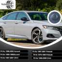 2 x Yojunauto Brake Master Cylinder Fluid Reservoir Cap Compatible with Honda Accord CR-V Civic Prelude