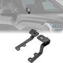 WeiSen Upper Ditch Light Bracket Compatible with Toyota Tundra 2022-2025 Hood Hinge Mount Bracket for Auxiliary Off Road LED Work Light Pods