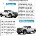 8x6.5 to 8x180 Wheel Spacers 1.5 inch (38mm) for 2001-2009 Chevy Silverado 1500 Suburban Express Avalanche GMC Sierra Savana Yukon 8x165.1 to 8x180 1.5inch Bore 117mm M14x1.5 Studs Wheel Adapter 4PCS