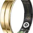 Smart Ring for Men Women Ultra Thin Fitness Ring Heart Rate Monitor Sleep Ring Health Tracker Pedometer Step Counter Smart Rings for Android & iOS, Size: 10