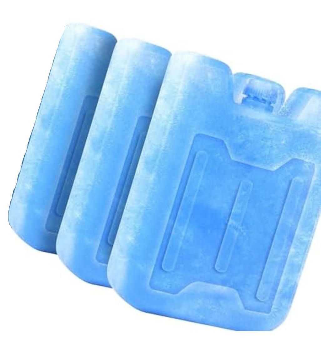 3 Pack Ice Packs for Lunch Boxes & Coolers, Slim Reusable Lunchbox Cooler for Women, Quick Freeze Space Saving Freezer Icepack, Long-Lasting Picnic Accessories Small Cold Pack, Travel Essentials