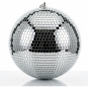 12 Inch Large Disco Ball, Rotating Mirror Ball with Real Glass Tiles, Sturdy Hanging Ring for Party Decorations, Weddings, Nightclub, Birthday, Home Ceiling Dcor, Silver Disco Ball for Events