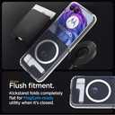 for Motorola Razr 2025 Case, Moto razr 2025 Case Compatible with Magsafe, Built-in 3-Ways Metal Kickstand & Strong Magnetic Ring, PC Back + TPU Bumper Protection Phone Cover (Clear)