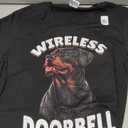 Rottweiler Dog Breed Wireless Doorbell T-Shirt Large