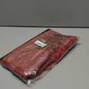 ZeeMart Red Table Runners 108 Inches Long, Burlap Linen Style Rustic Farmhouse Table Runner, Long Boho Dining Table Runner, 13x108 Inches, Red