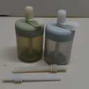 Moonkie Baby Straw cup | Silicone Toddler Sippy Cup Training Cup with Straw Lid | BPA-Free Drop-Proof Baby Cup | Led Weaning | 6 Months+, 5 oz, 2pack (A-Sage/Ether)