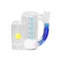 Incentive Spirometer (WHITE02),Breathing Exercise Device for Lungs,Breathing Trainer for Adults,5000ml Volume Measurement with Flow Rate Indicator