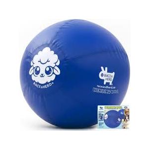 AIERSA Herding Ball for Dogs,Tug of War Dog Toy with Handles for Outdoor Play,Dog Soccer Ball Toy&Indestructible Training Toy Balls for Australian Shepherd,Interactive Toy Balls for Small&Medium Dogs ( Blue)