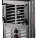 Portable Milkhouse Style Utility Space Heater with Adjustable Thermostat, Overheat Protection, and Safety Tip-Over Switch, Ideal for Garage or Greenhouse