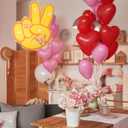 Two Groovy Pinata - Groovy Pinata with Blindfold and Bat for Kids Groovy Hippie Theme Birthday Party Game Decorations (Small Size 16x12x3)