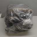 Chair Cushions for Dining Chairs Set of 6, Kitchen Chair Cushions, Chair Pads with Ties and Non Slip Backing, Tufted Memory Foam Seat Cushion 6 Pack, 15.5" x 15.5" x 4", Brown