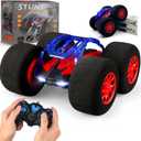 pinkking Stunt Remote Control Car with Oversized Sponge Tires Outdoor Indoor RC Car 2.4GHz Electric Race Stunt Vehicle Toy Double Sided 360 Rolling Rotating Driving Car for Kids Boys Girls Gift