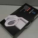 Ultra-Slim Bidet Attachment, Non-Electric Bidet Attachment, Adjustable Fresh Cold Water Pressure, Stainless Steel Inlet (Off-White)