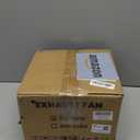 HG Power 8 Inch Kitchen Exhaust Fan, 576CFM Metal Attic Exhaust Fan, Wall Mounted Garage Ventilation Fan, Basement Extractor Fans with Backdraft Damper for Home Office Commercial Use, Silver