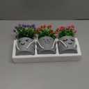 3 Packs Cute Fake Plants, Kawaii Artificial Potted Plants for Table Desk Home Bedroom Bathroom Office Shelf Office Wall Room Farmhouse Decor Artificial Plants B