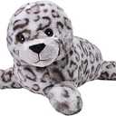 Wild Republic EcoKins Harbor Seal Pup Stuffed Animal 12 inch, Eco Friendly Gifts for Kids, Plush Toy, Handcrafted Using 16 Recycled Plastic Water Bottles