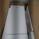 IOTXY Wooden Open Shelf Bookcase - 61" Height Free Standing Display Storage Cabinet Organizer with 8 Cubes and a Drawer, Floorstanding Bookshelf, Warm White